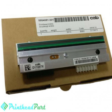 Cab 5954081.001 Thermal Printhead For A4+/200